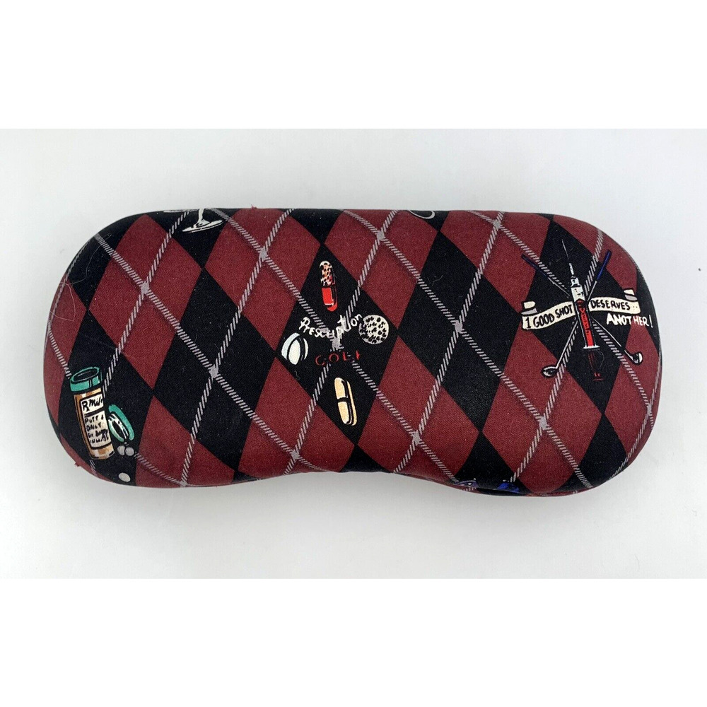 Nicole Miller Eyeglasses Sunglasses Case Only Fabric Hardcase Prescription Golf